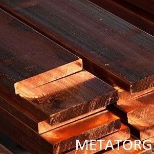 Шина медная твердая 10х30х4000 М1 ГОСТ 434-78